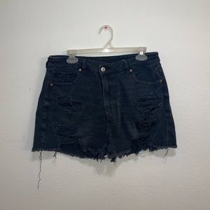 American Eagle High Rise Jean Shorts